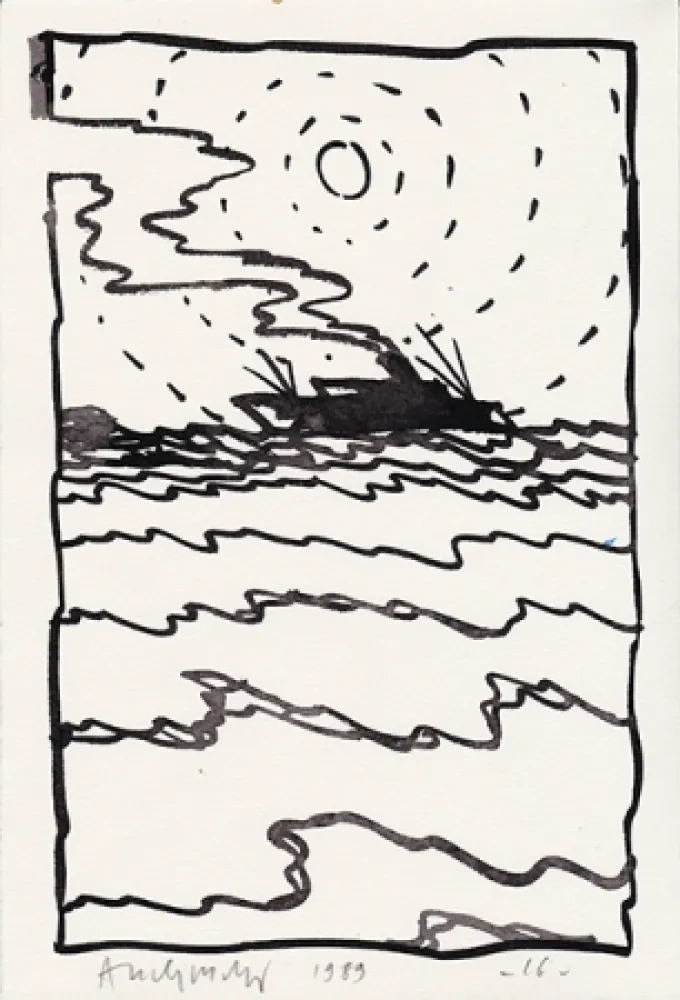 技術的なありません Alechinsky - Le Volturno