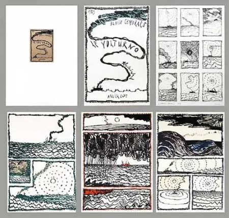 リトグラフ Alechinsky - Le Volturno