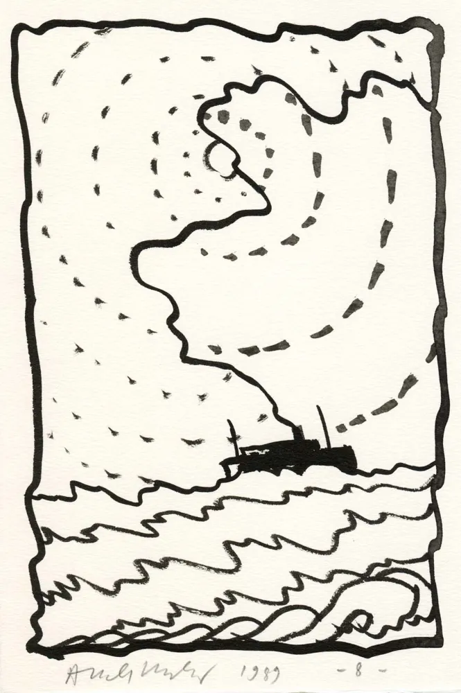 挿絵入り本 Alechinsky - Le Volturno