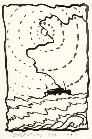 挿絵入り本 Alechinsky - Le Volturno