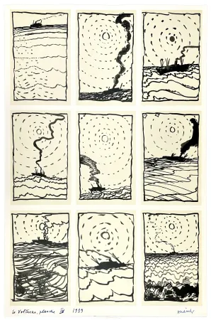 オフセット Alechinsky - Le Volturno (album complet), planche IV