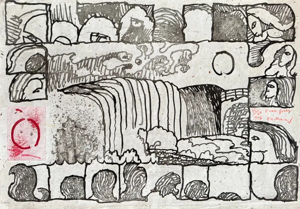 エッチング Alechinsky - L’eau forte