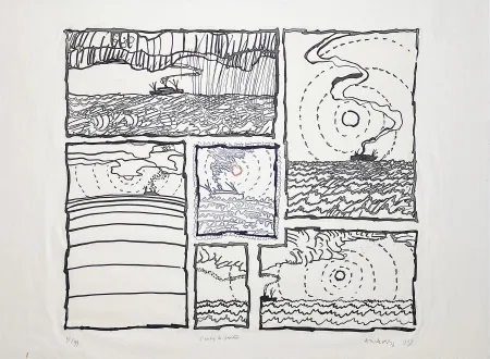 彫版 Alechinsky - L'envie de partir