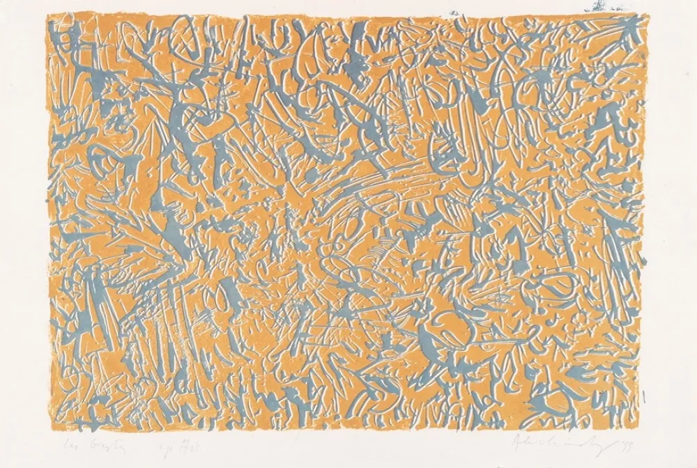 リトグラフ Alechinsky - Les gestes