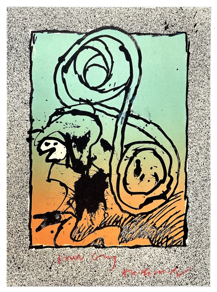 リトグラフ Alechinsky - Les infeuilletables