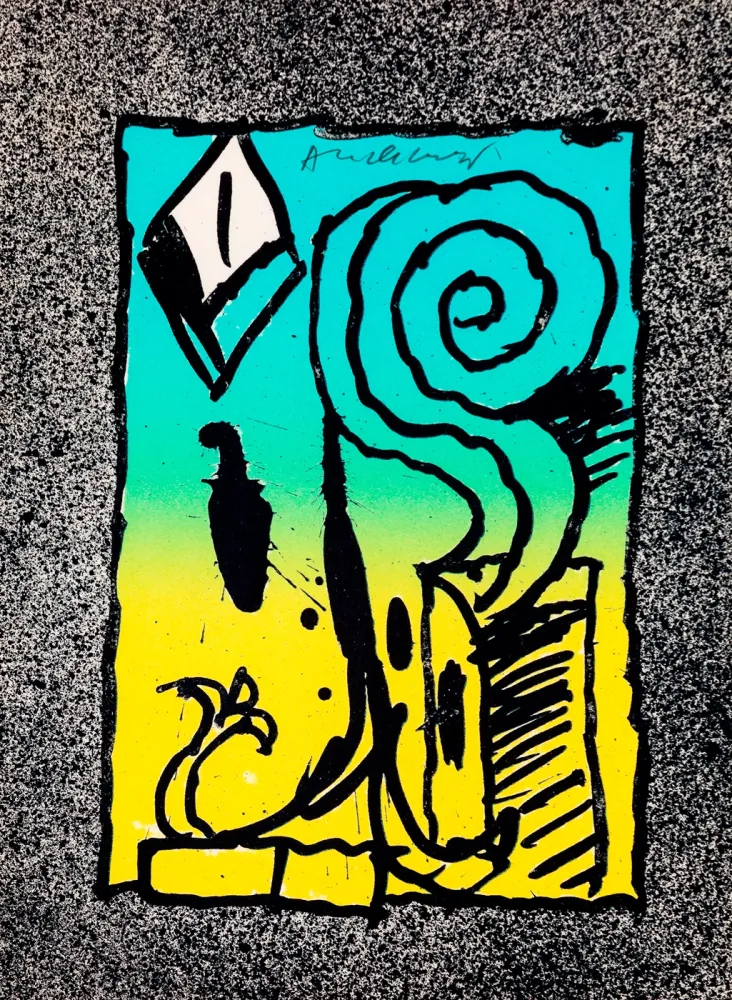 リトグラフ Alechinsky - Les infeuilletables 