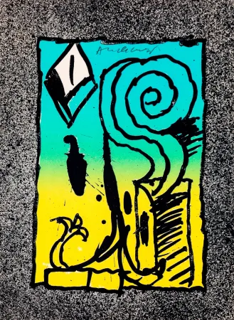 リトグラフ Alechinsky - Les infeuilletables 