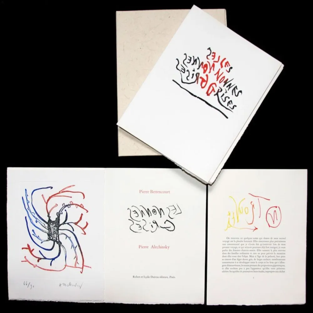 技術的なありません Alechinsky - Les Nonnes grise