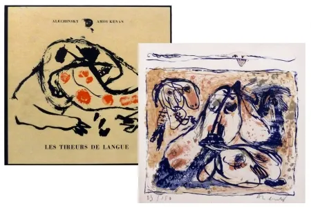 挿絵入り本 Alechinsky - Les tireurs de langue