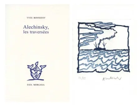 挿絵入り本 Alechinsky - Les traversées
