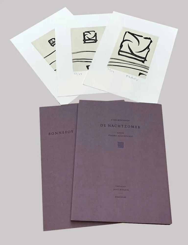 挿絵入り本 Alechinsky - L'été de nuit