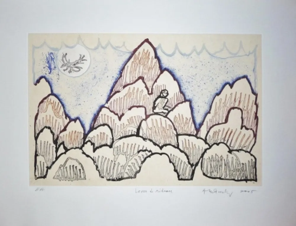 彫版 Alechinsky - Lever de rideau