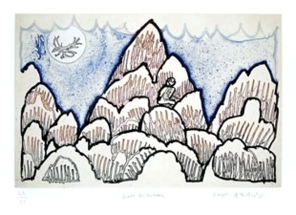 彫版 Alechinsky - Lever de rideau