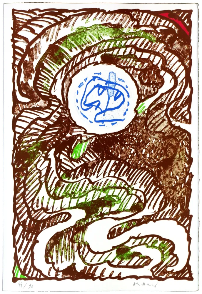 彫版 Alechinsky - L'excédante 1