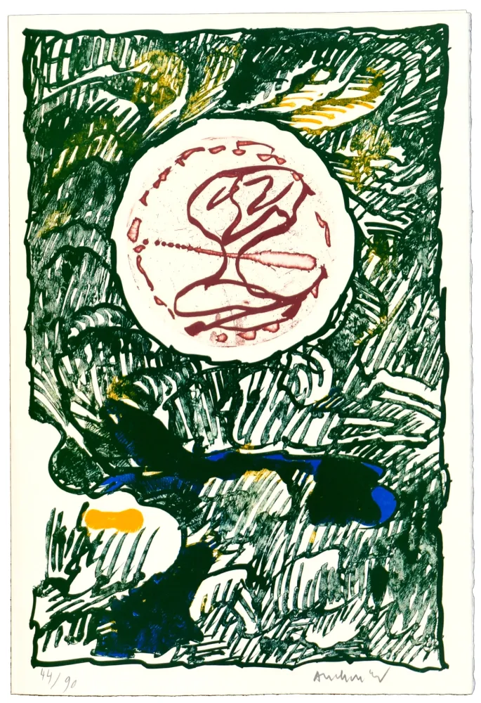 彫版 Alechinsky - L'excédante 2