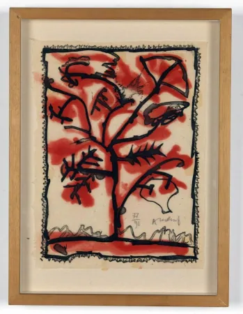 彫版 Alechinsky - Lieu dit