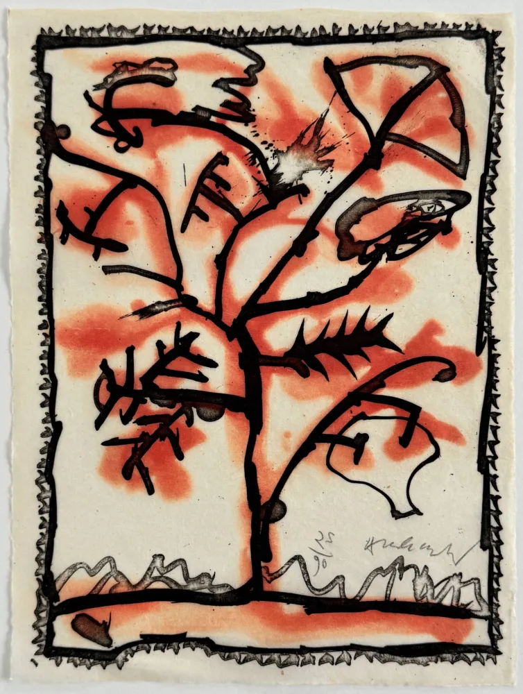 エッチングと　アクチアント Alechinsky - Lieu dit