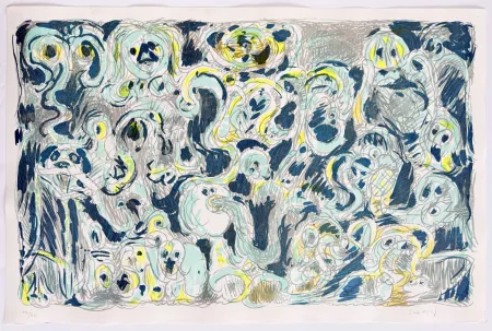 リトグラフ Alechinsky - L’inconditionnement humain