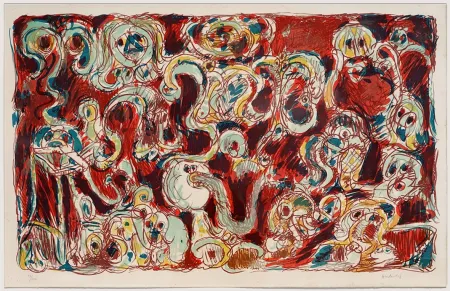 リトグラフ Alechinsky - L'inconditionnement humain