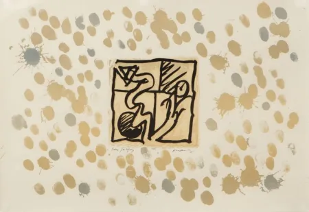 リトグラフ Alechinsky - Lino-Litho, Planche IV