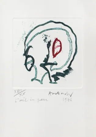 彫版 Alechinsky - L'oeil du parc