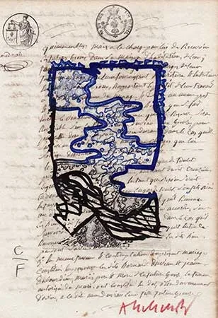 彫版 Alechinsky - L'Or Noir