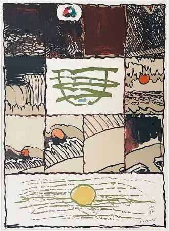 リトグラフ Alechinsky - Louisiana