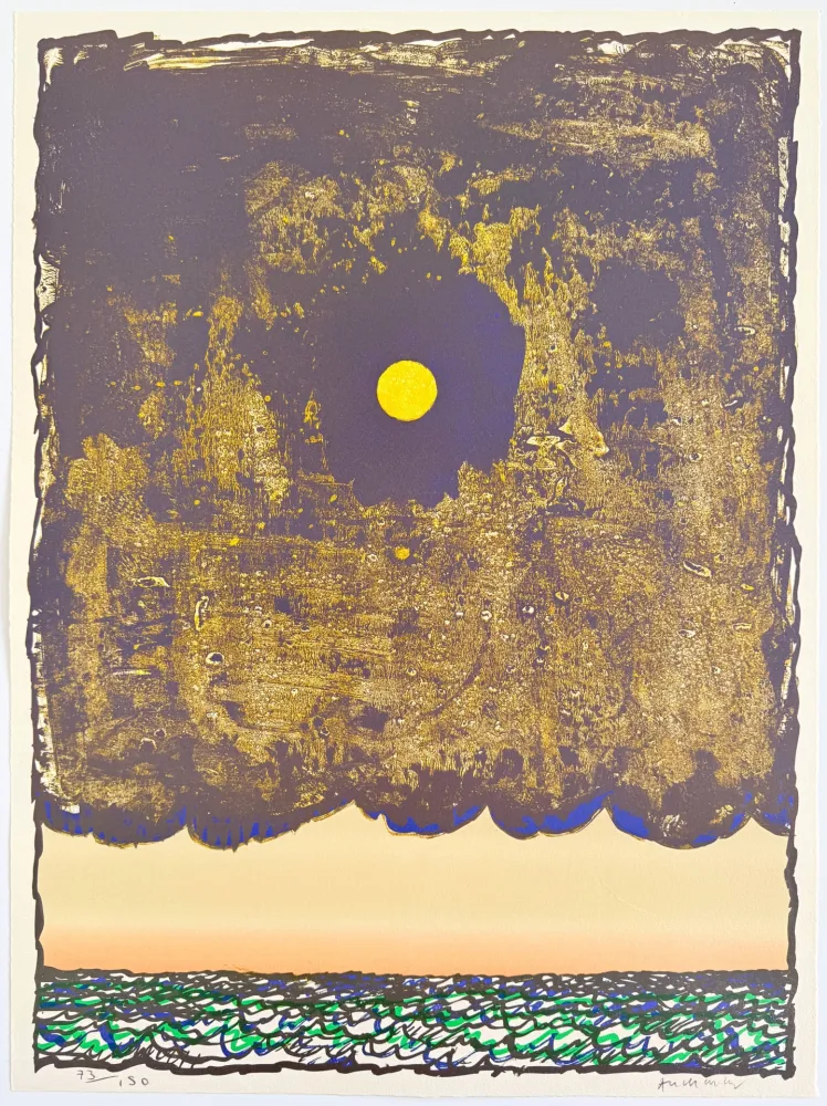 リトグラフ Alechinsky - Marée basse