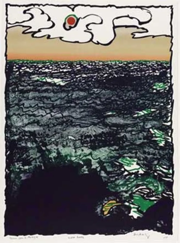 リトグラフ Alechinsky - Marée haute