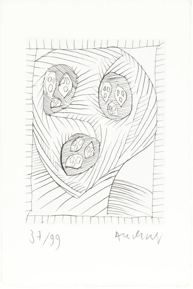 エッチング Alechinsky - Max Loreau