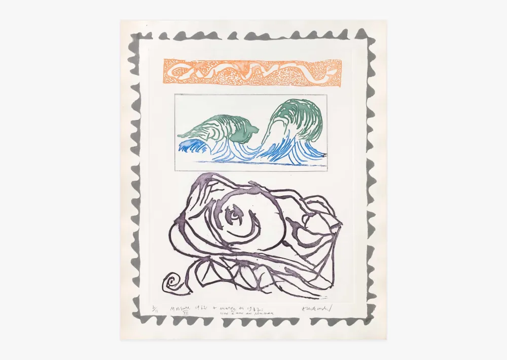 彫版 Alechinsky - Morsures VII