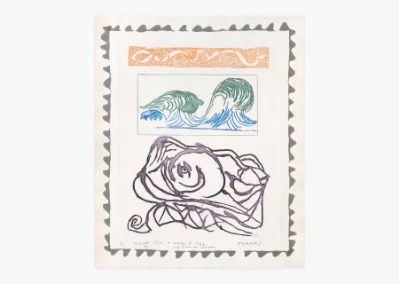 彫版 Alechinsky - Morsures VII