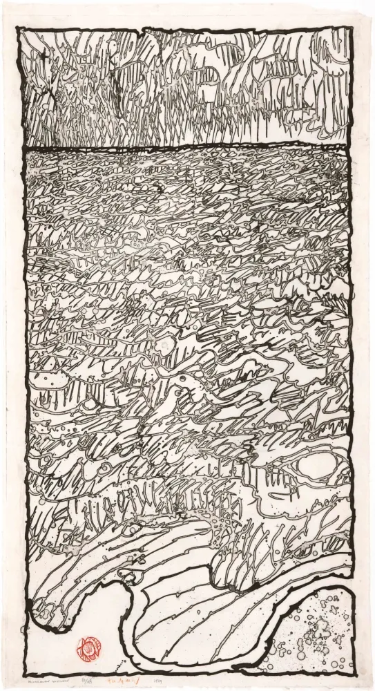 エッチング Alechinsky - Mouvement couvrant