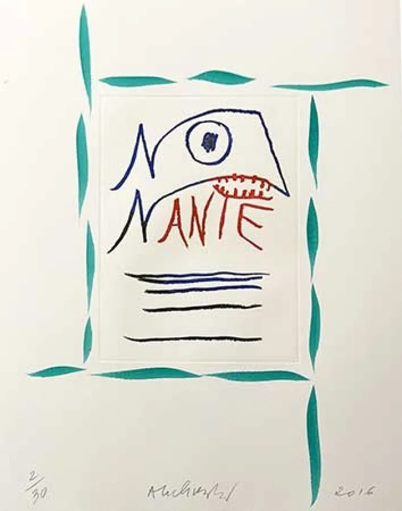 彫版 Alechinsky - Nonante