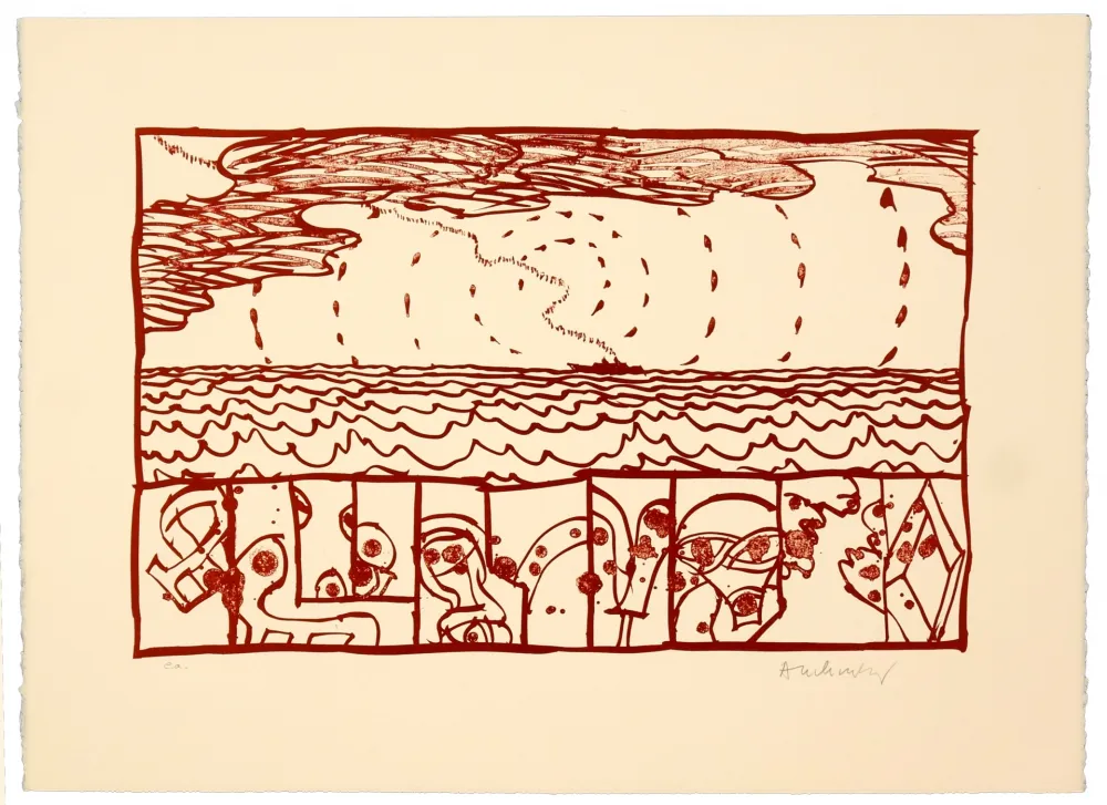 リトグラフ Alechinsky - Novotel I