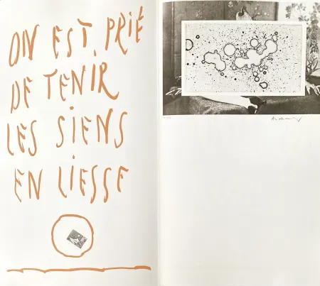 エッチング Alechinsky - On est prié de tenir les siens en liesse