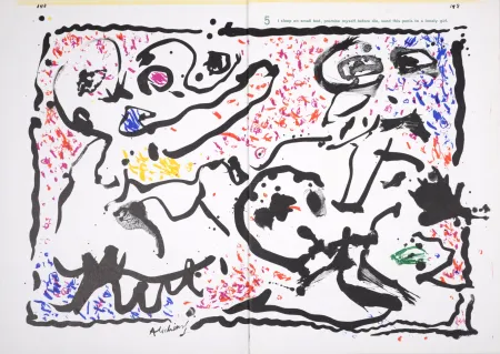 リトグラフ Alechinsky - One Cent life, 1964