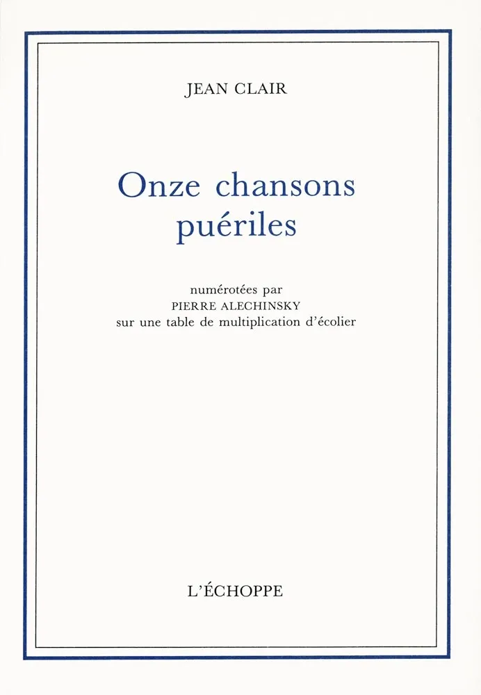 挿絵入り本 Alechinsky - Onze chansons puériles