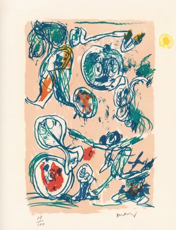 リトグラフ Alechinsky - Ordre dispersé