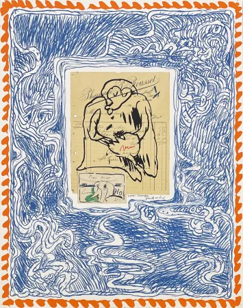 リトグラフ Alechinsky - Papiers traités