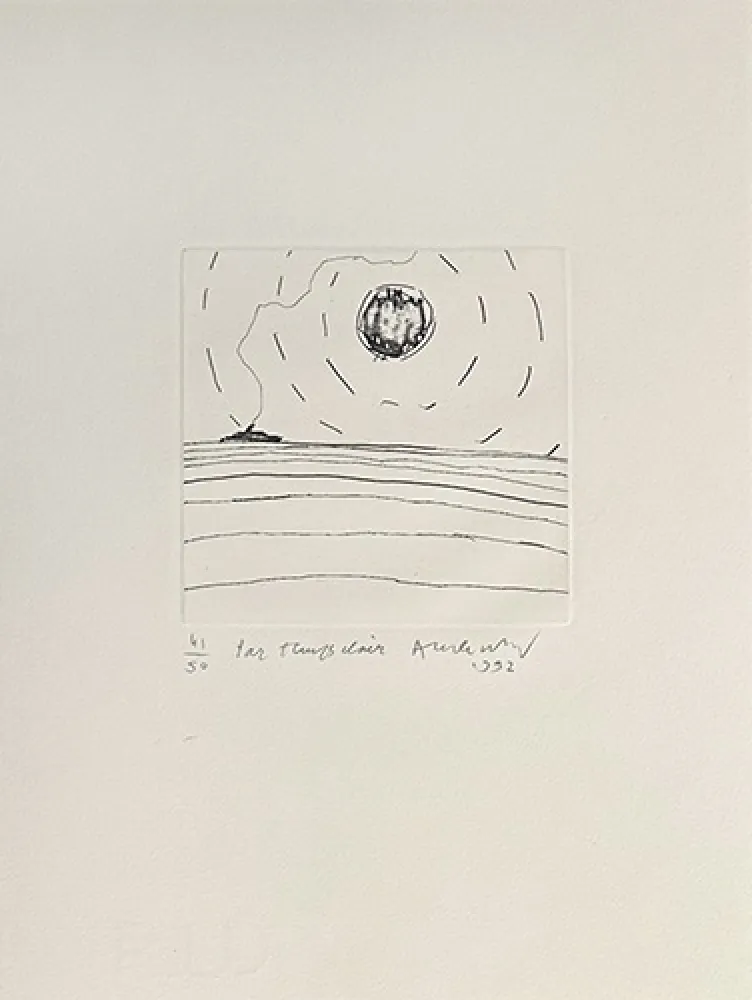 彫版 Alechinsky - Par temps clair