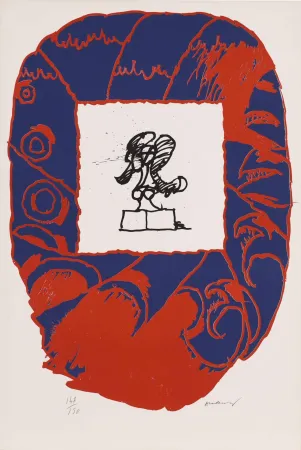 リトグラフ Alechinsky - Paris