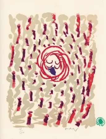 リトグラフ Alechinsky - Pavane mille regrets