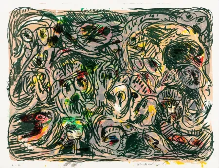 リトグラフ Alechinsky - Plan d'ensemble