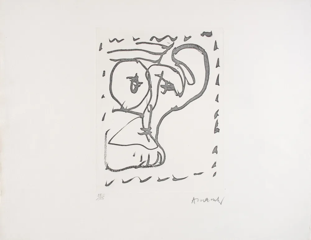 エッチング Alechinsky - Poèmes à voir