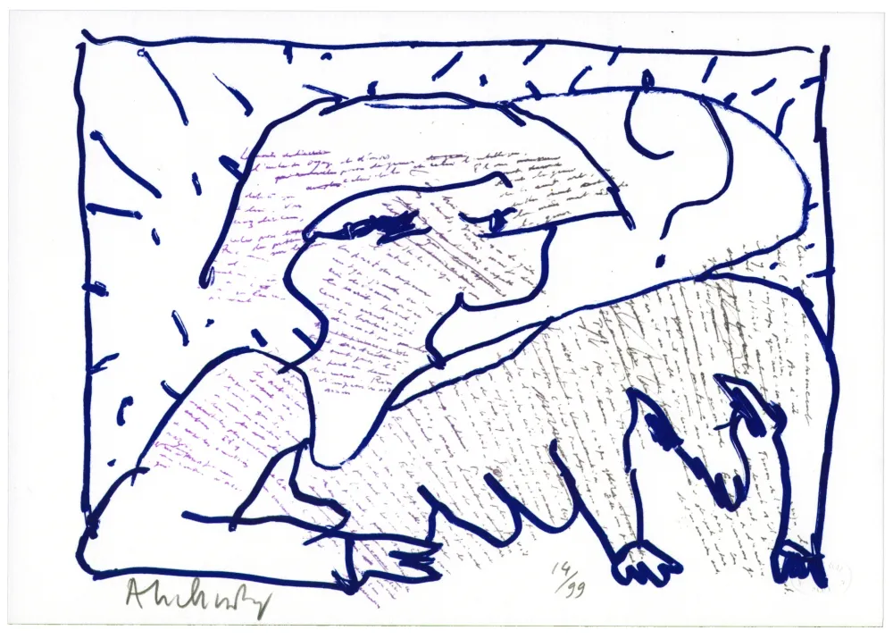 リトグラフ Alechinsky - Pointes et Feutres (8)