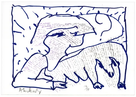 リトグラフ Alechinsky - Pointes et Feutres (8)