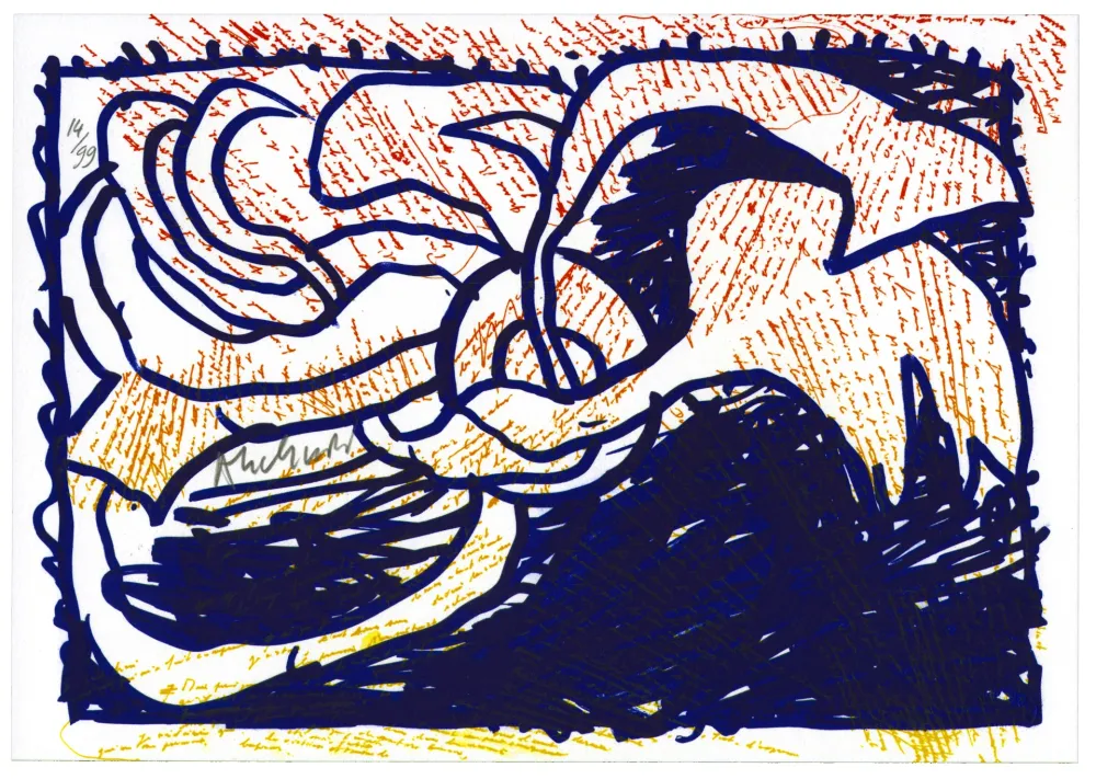 リトグラフ Alechinsky - Pointes et Feutres (8)