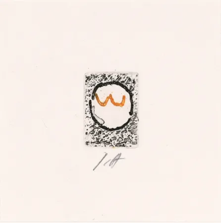 エッチングと　アクチアント Alechinsky - Pointes Planche I bis