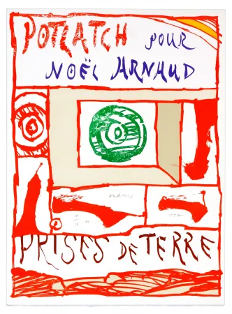 リトグラフ Alechinsky - Potlach